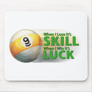 Mousepad Perder Skill Ganha 9 Bola da Sorte