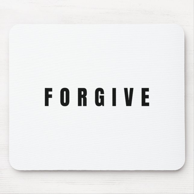 Mousepad Perdoar - Jesus Cristo Citação Espiritual Cristian (Frente)