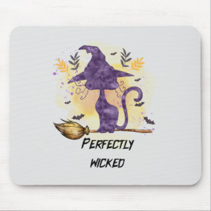 Mousepad Perfeitamente Mau - Negra Bruxa Gato