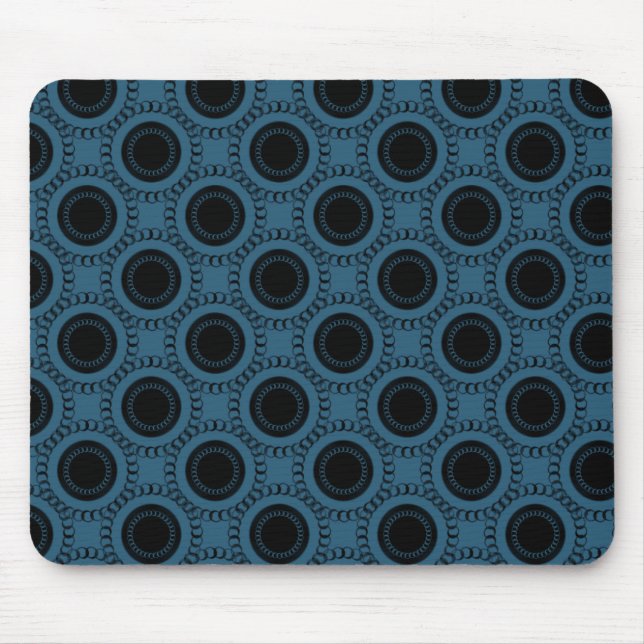 Mousepad Perfeitamente Swanky, Azul (Frente)