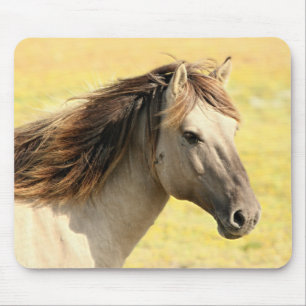 Mousepad Perfil bege do cavalo