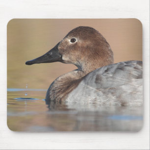 Mousepad Perfil do pato de Canvasback feminino