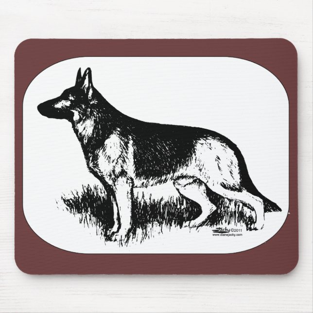 Mousepad Perfil do Shepherd (Frente)