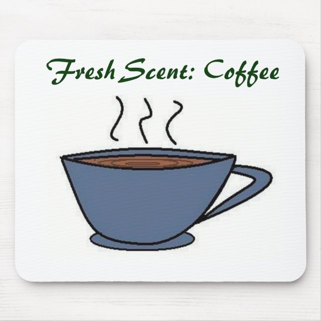 Mousepad Perfume fresco: Café (Frente)