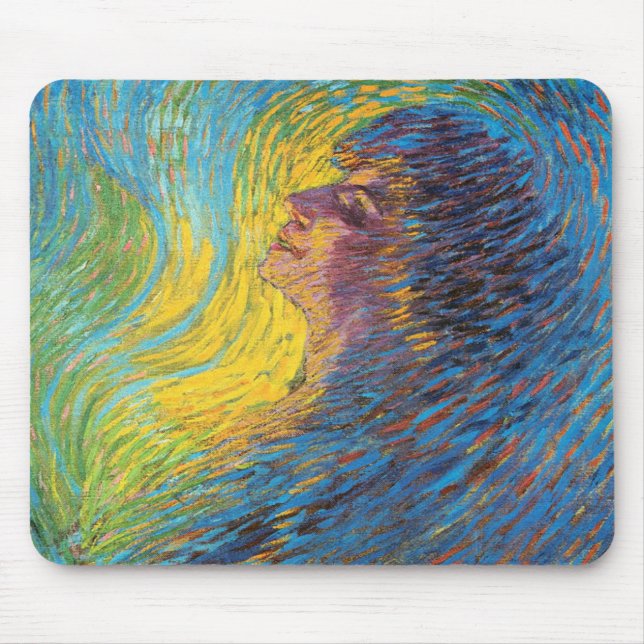 Mousepad Perfume (Retrato feminino) (por Luigi Russolo) (Frente)