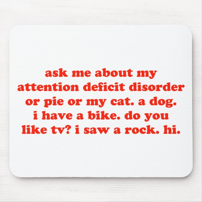 Mousepad Pergunte-me sobre o meu ADICIONAM… (Frente)