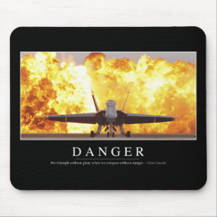 Mousepad Perigo: Citações inspiradas