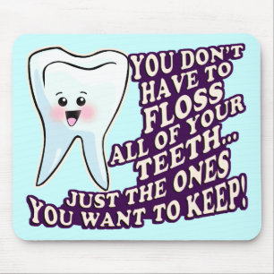 Mousepad Periodontist do higienista dental do dentista