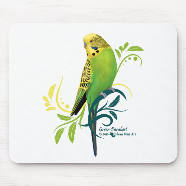 Mousepad Periquito Verde (Frente)