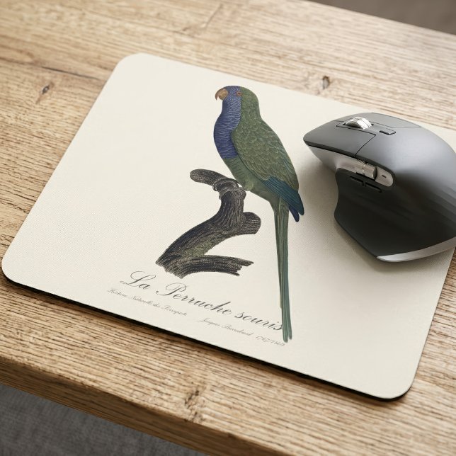 Mousepad Periquito-verde ou Caturrita, Myiopsitta Monachus (Monk Parakeet or Monk Parrot, Myiopsitta Monachus. Mouse Pad)