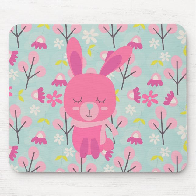 Mousepad Pernalas e Flores Rosa (Frente)