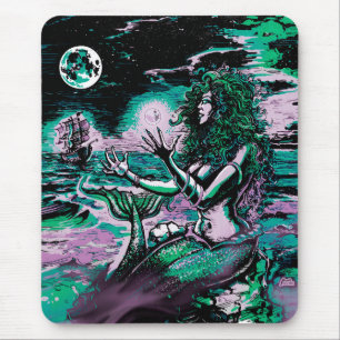 Mousepad Pérola de Atlantis da sirene da sereia