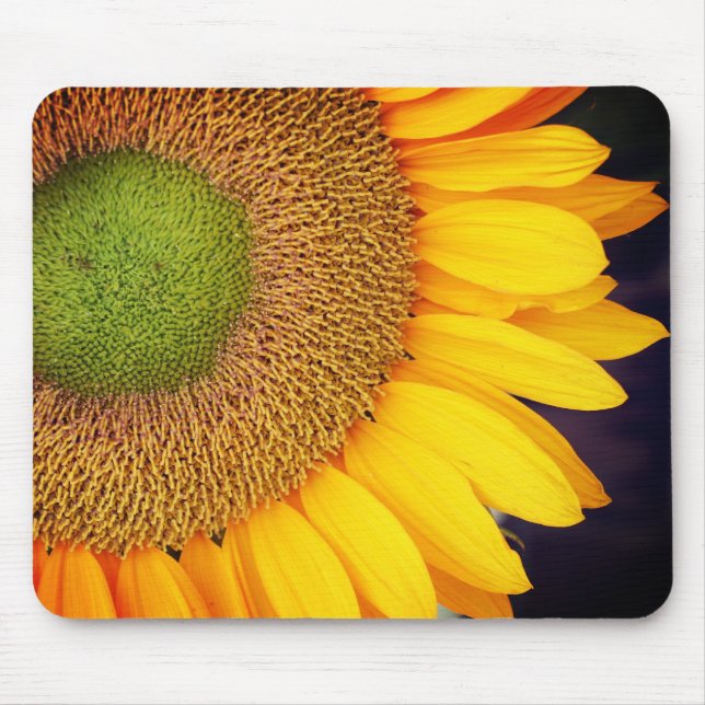 Mousepad Pérolas de Flor de Girassol (Frente)