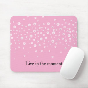 Mousepad Pérolas Rosa Girly