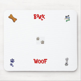 Mousepad PERSIGA AS PATAS, brinquedo do cão, OSSO de CÃO,