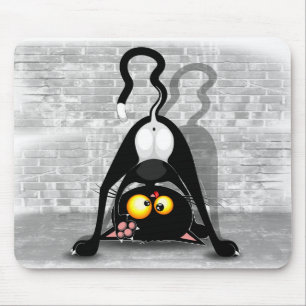 Mousepad Personagem de desenho animado Engraçado para Baixo