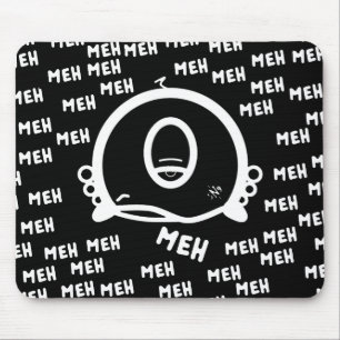 Mousepad Personagem de desenho animado Meh criatura estranh