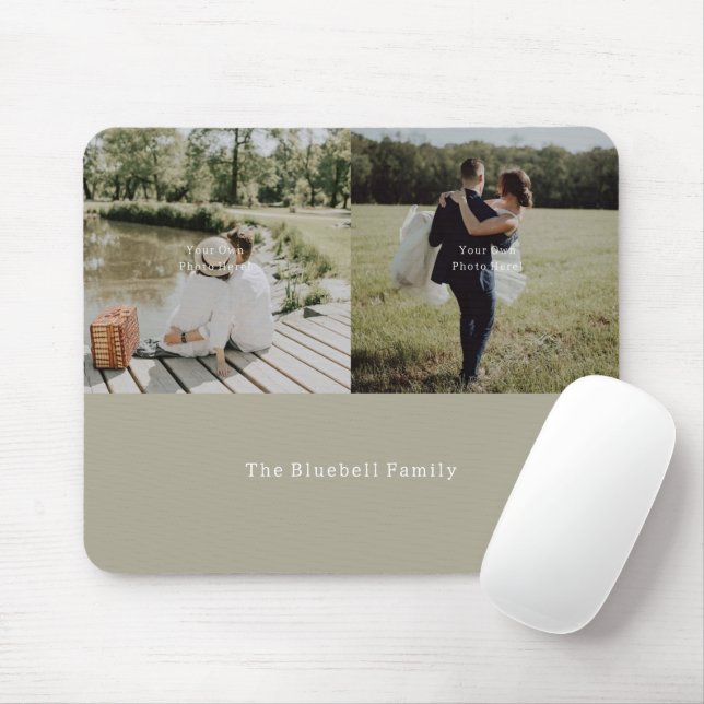Mousepad Personalised Your Own Photo And Text Mouse Pad. (Com mouse)