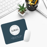 Mousepad Personalização de empresas de texto e logotipos em<br><div class="desc">Este mouse pad moderno e profissional,  com logotipo personalizado,  seria excelente para as necessidades de sua empresa/promocional. Adicione facilmente o logotipo desejado clicando na opção "personalizar".</div>