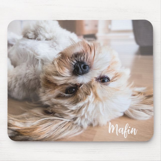 Mousepad Personalização de Foto e Nome de Pet Personalizado (Frente)