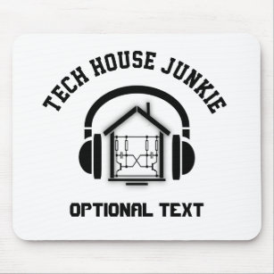 Mousepad Personalização de Música de Tech House (Light)