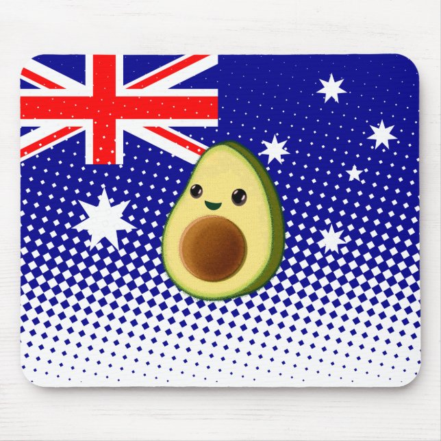 Mousepad Personalização de Sinalizador australiano de desen (Frente)