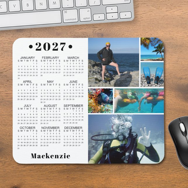 Mousepad Personalizada Cor Personalizada do Calendário 6 20 (Criador carregado)