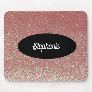 Mousepad Personalizado com Nome e Brilho Falso Ros