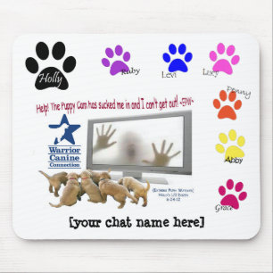 Mousepad personalizado da armadilha da câmera de