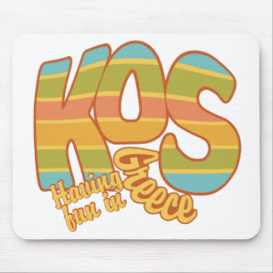 Mousepad personalizado da Grécia do KOS