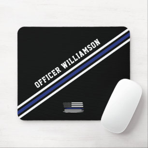 Mousepad Personalizado da Polícia de Linha Azul Minúscula M