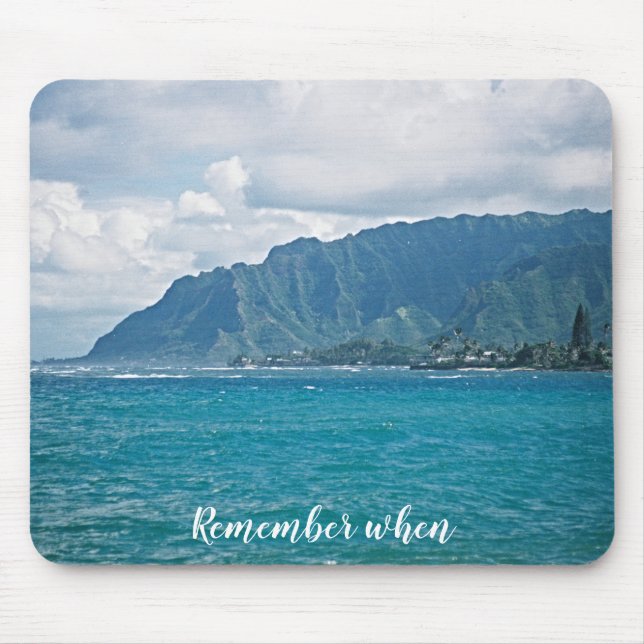 Mousepad Personalizado de Férias de Praia Cênicas (Frente)