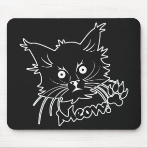 Mousepad personalizado de Gato Preto