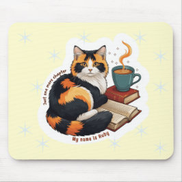 Mousepad Personalizado de Leitura de Gato Calico A