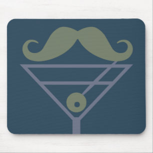 Mousepad personalizado de Martini Mustache