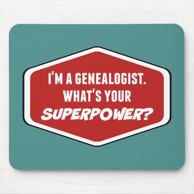 Mousepad Personalizado de Superpotência Genealogis (Frente)