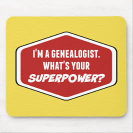 Mousepad Personalizado de Superpotência Genealogis