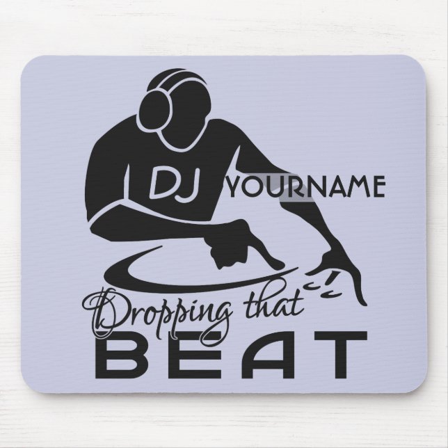 Mousepad personalizado do DJ (Frente)