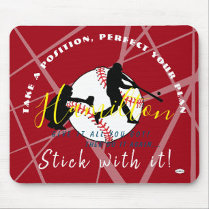 Mousepad Personalizado Do Tema Baseball