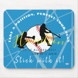 Mousepad Personalizado Do Tema Baseball