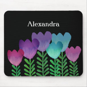 Mousepad Personalizado Floral Colorido Bonito