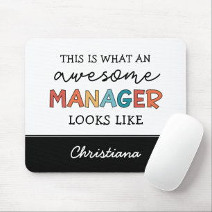 Mousepad Personalizado Gestor Retro Fantástico Funny