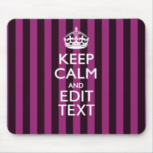 Mousepad Personalizado MANTENHA a CALMA suas listras do