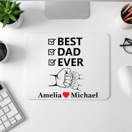 Mousepad Personalizado Melhor Pai do Mundo