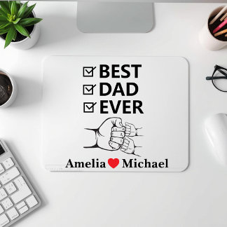 Mousepad Personalizado Melhor Pai do Mundo