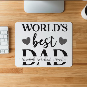Mousepad Personalizado Melhor Pai do Mundo