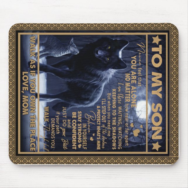 Mousepad Personalizado Para Meu Filho, Presente De Aniversá (Frente)