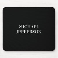 Personalizado Personalizado Preto Branco Simples E