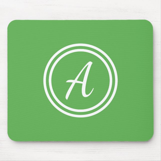 Mousepad Personalizado Verde e Branco (Frente)