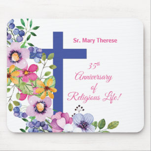 Mousepad Personalizar, 35.º aniversário da Vida Religiosa